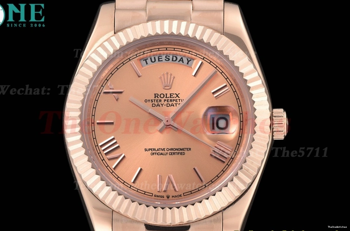 MY8215 Rose 40mm Gold Dial RG Daydate GDF RG 0425